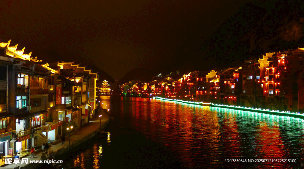 镇远古镇的夜晚