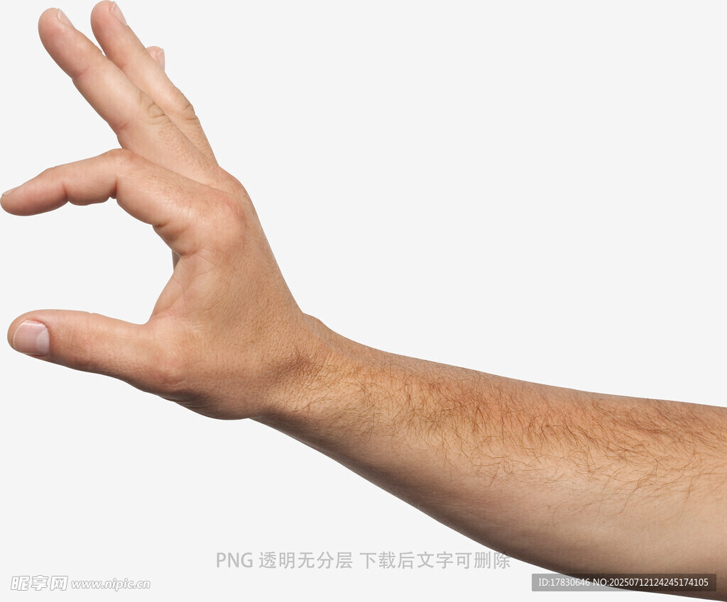 男性手部OK手势特写