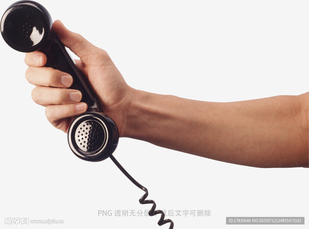 手持复古电话
