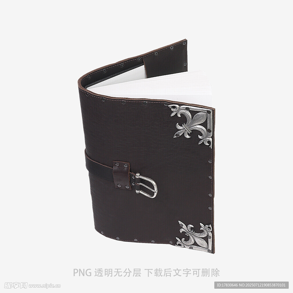 黑色花纹皮质钱包