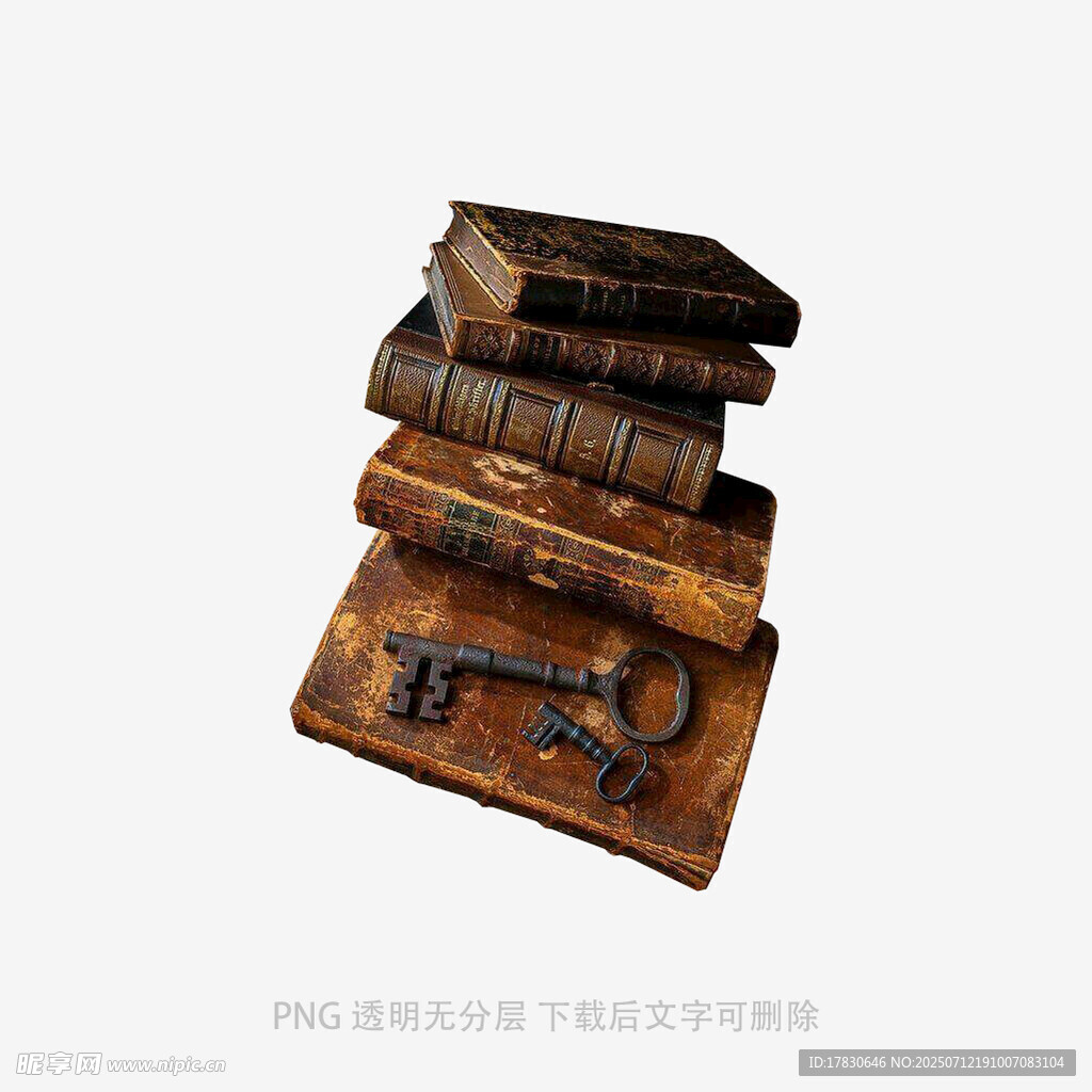 复古书籍与雕刻摆件组合