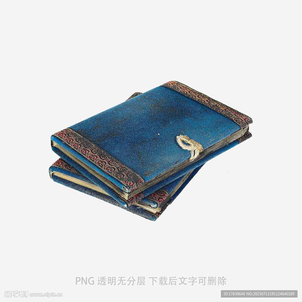 复古蓝色牛仔钱包