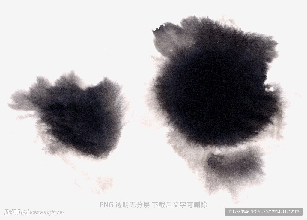 水墨墨点