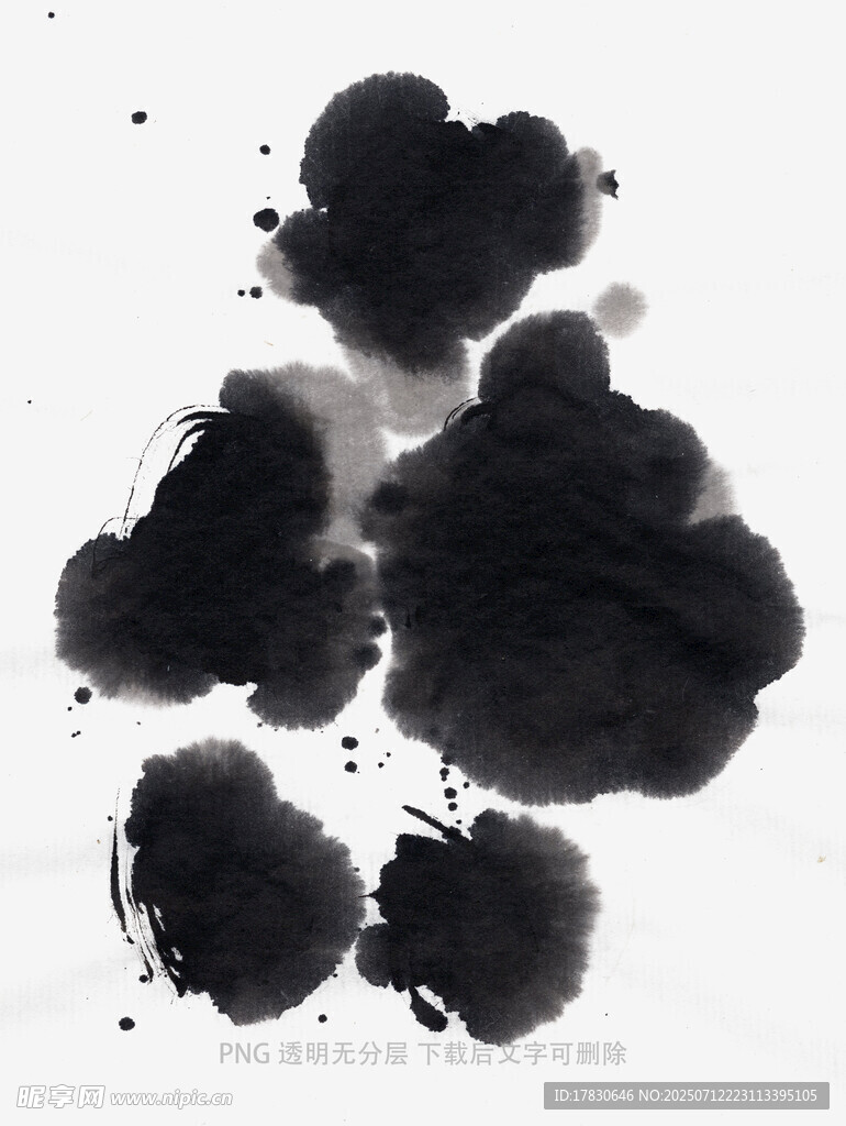 水墨墨点