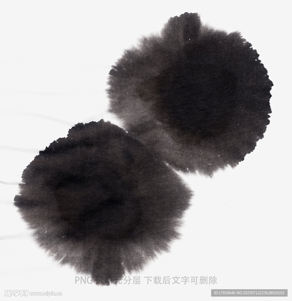 水墨墨点