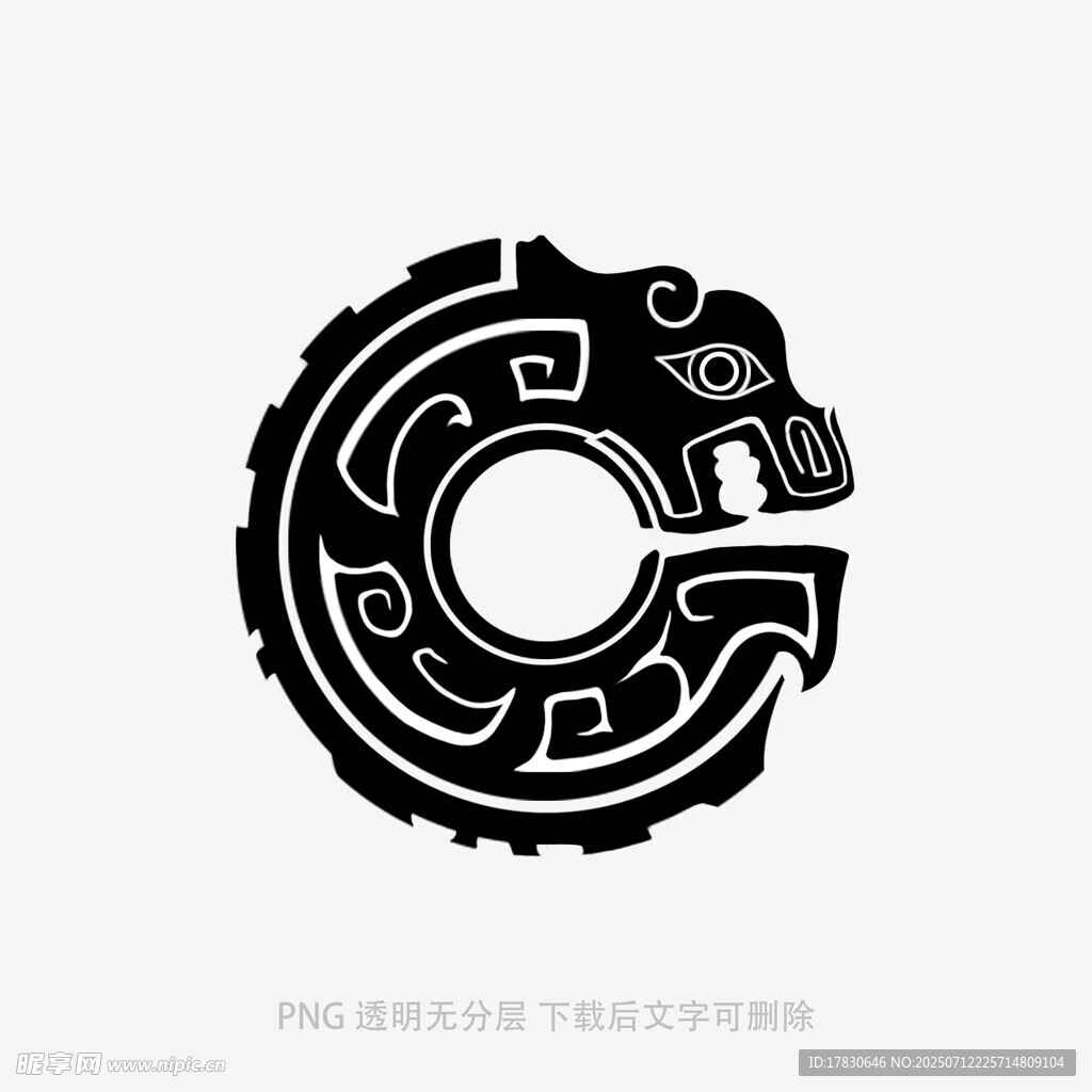 神秘古文化图腾图案