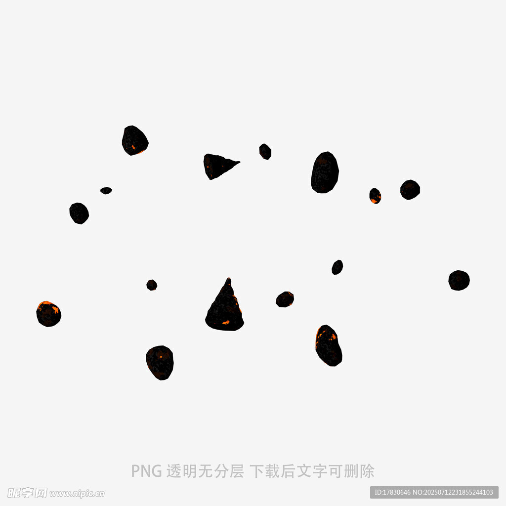 抽象几何黑点艺术图案