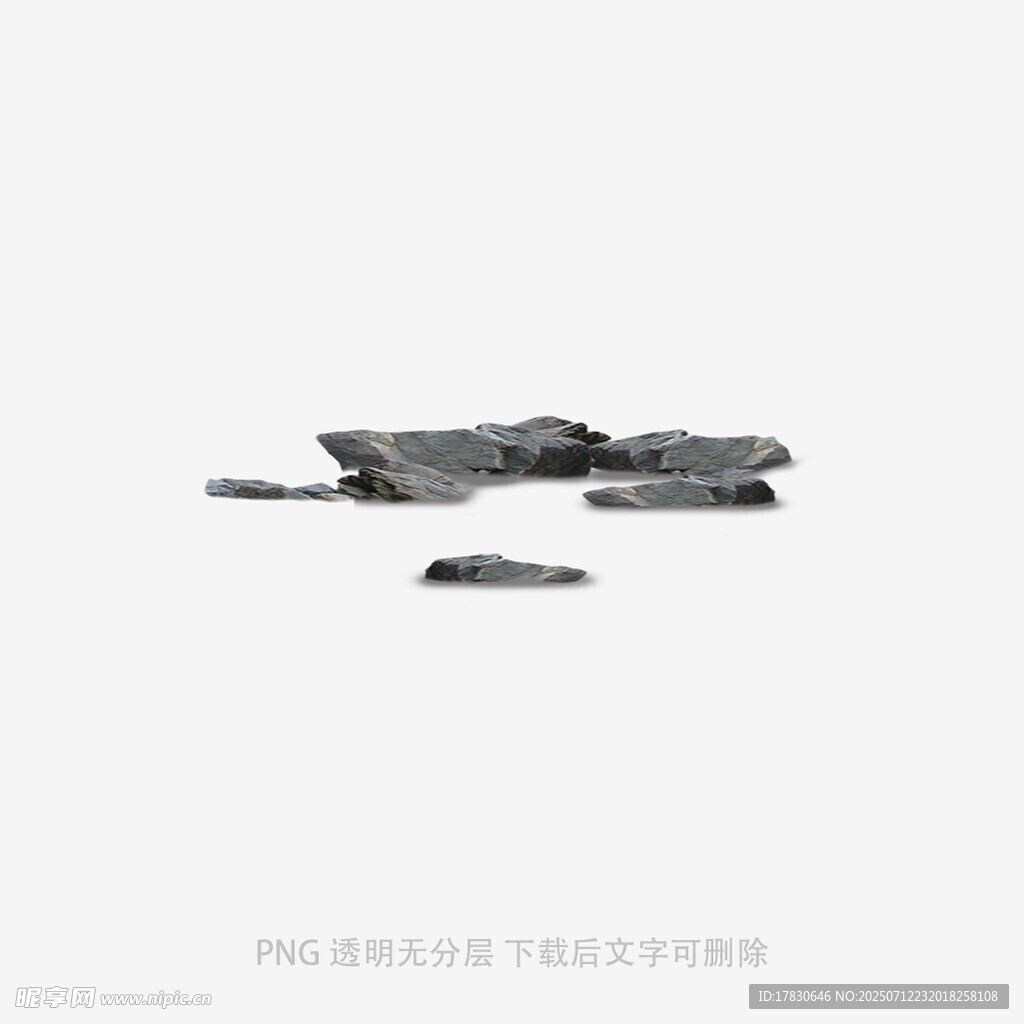 抽象灰色几何形态组合