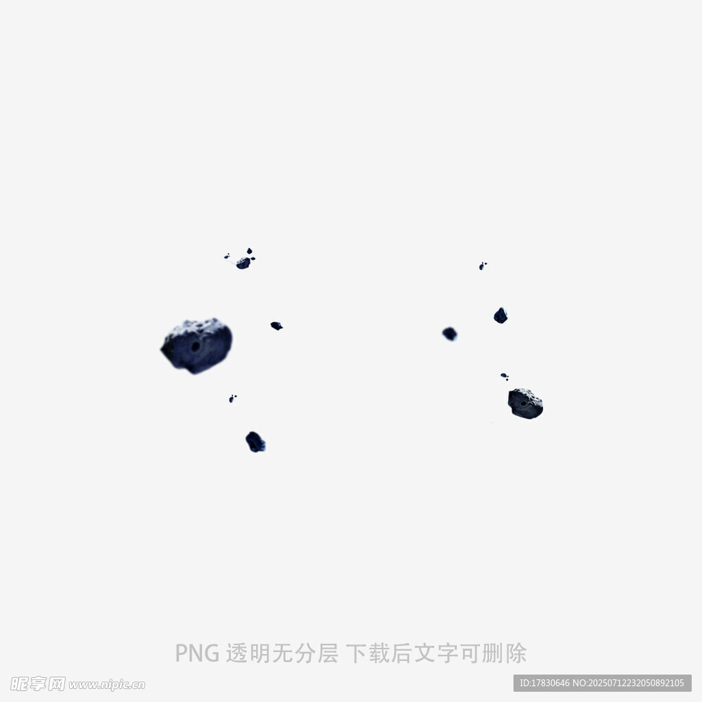 墨点抽象艺术画面