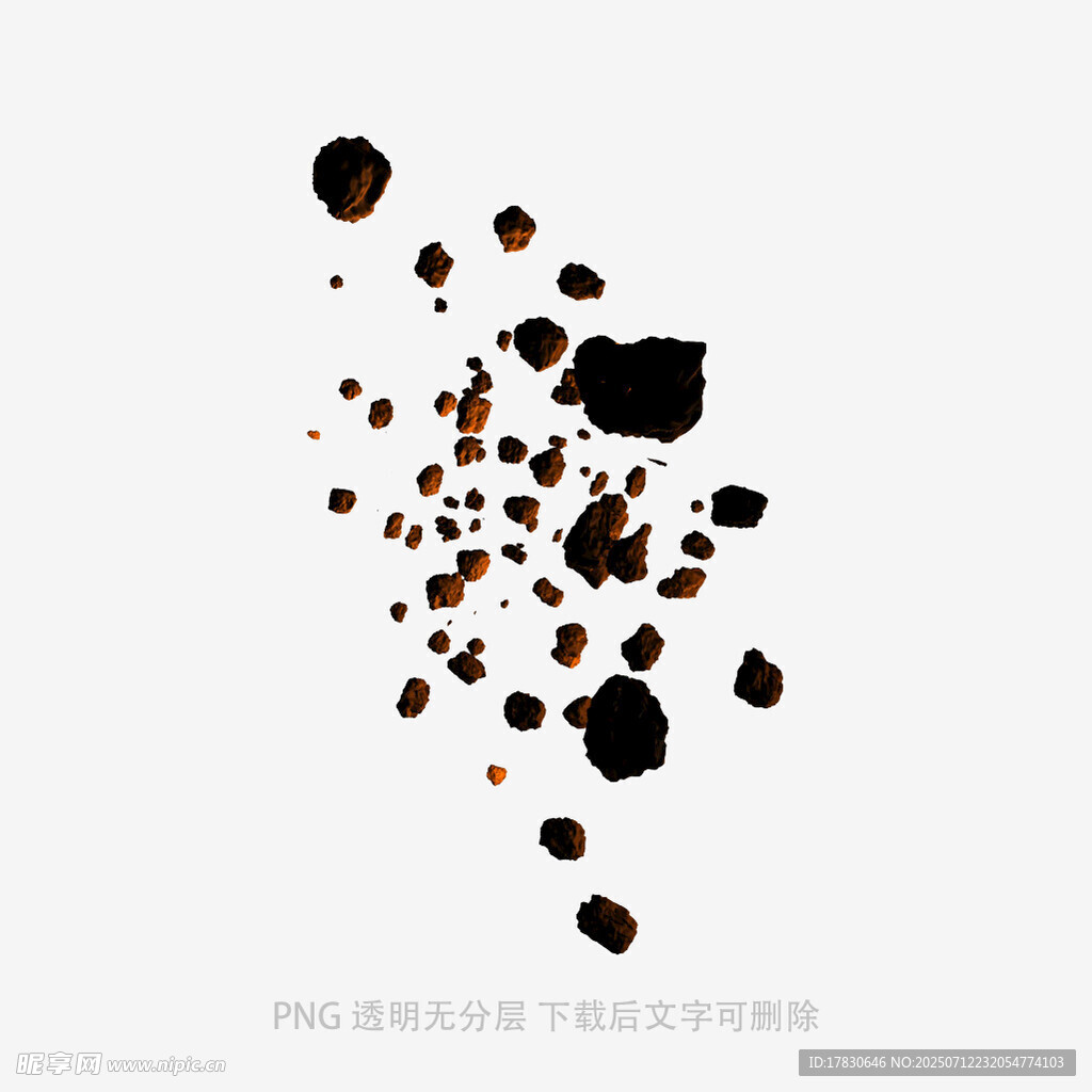 抽象墨点艺术图案