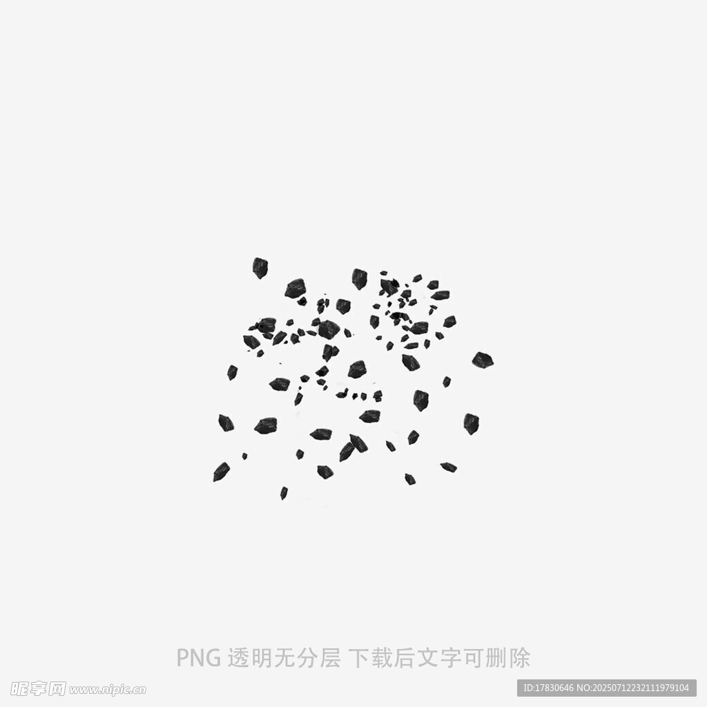 黑色墨点抽象图案