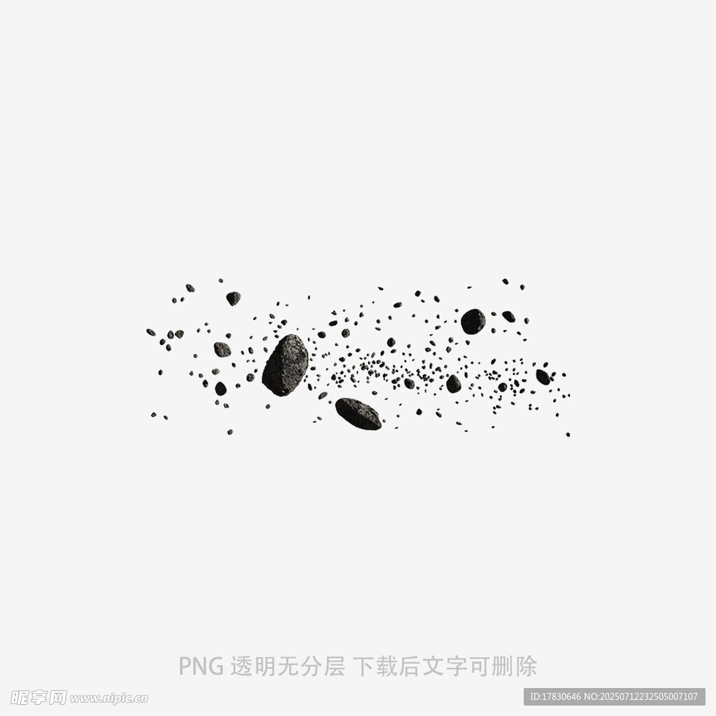 墨点飞溅艺术图案
