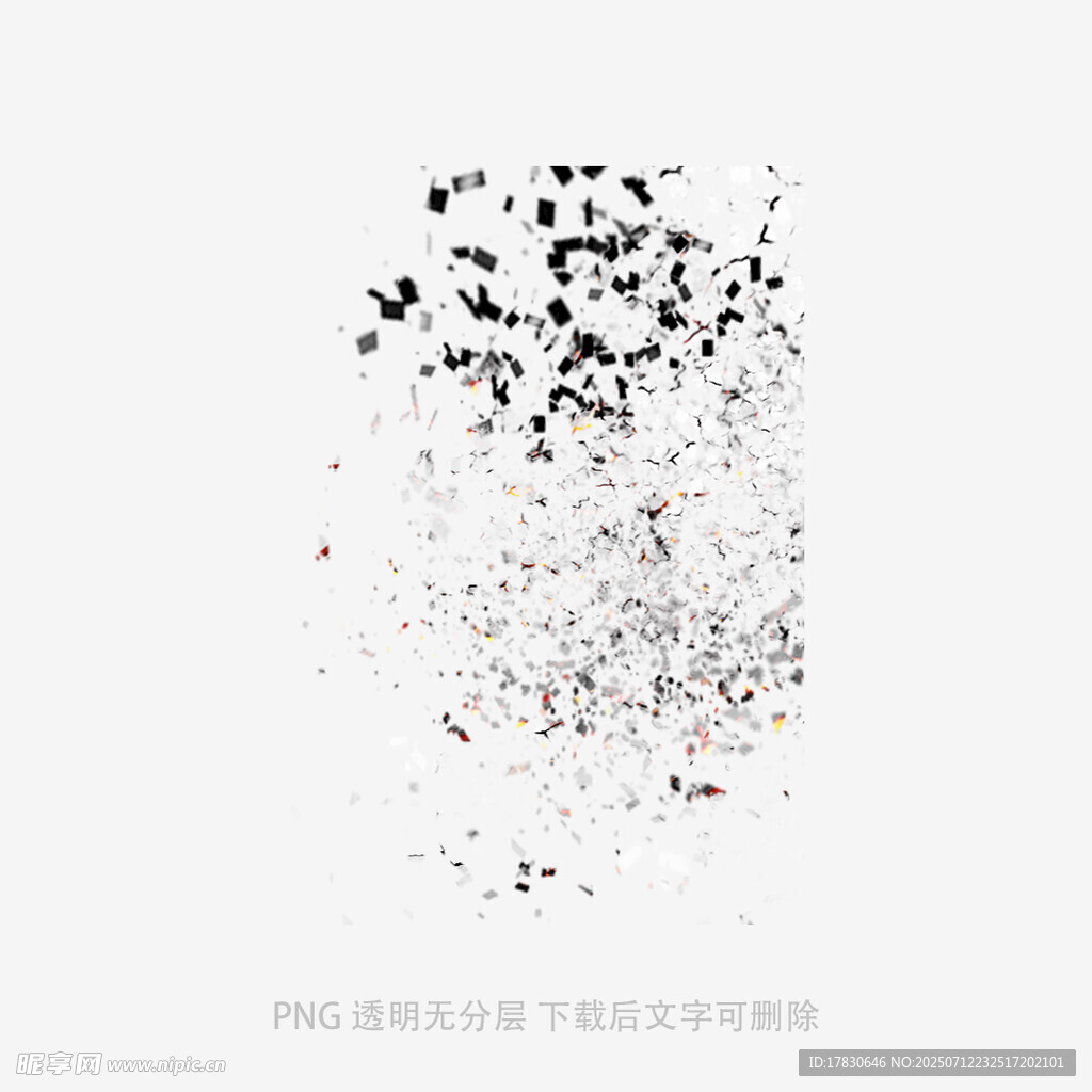 墨点飞溅抽象艺术图案