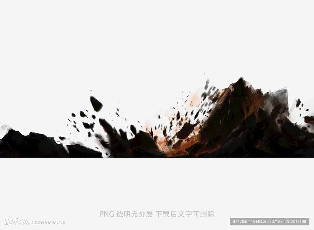 水墨飞溅艺术背景图