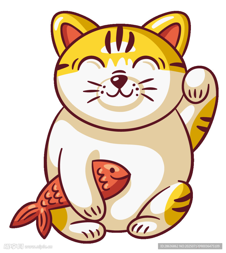 招财猫卡通形象