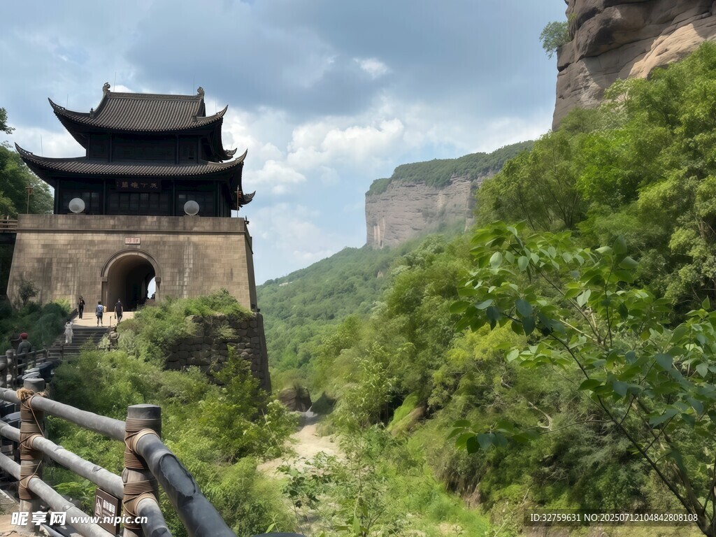 山间古建 