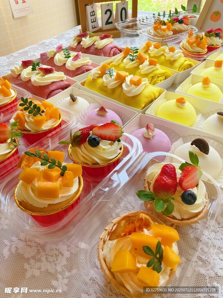 缤纷美味甜品展示