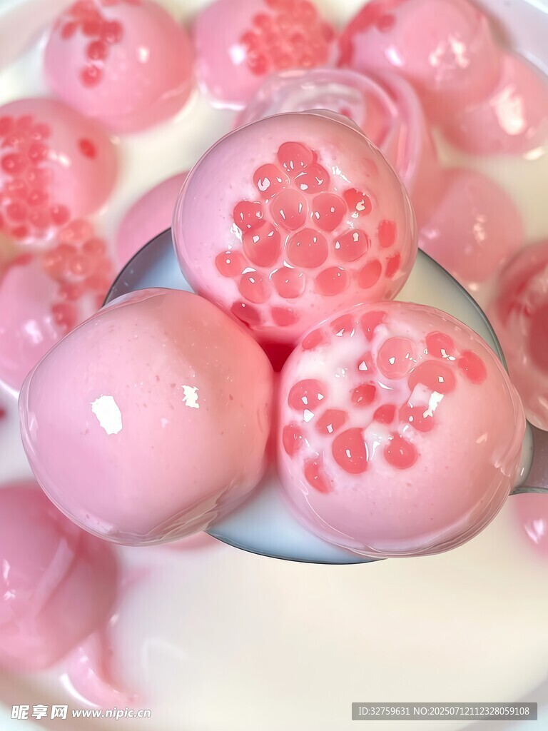 粉色斑点糖果 