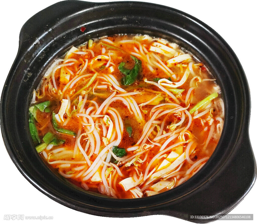 美味酸辣粉砂锅美食