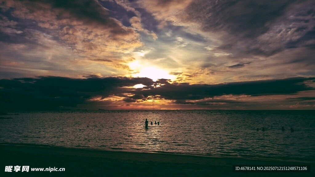 海边日落美景
