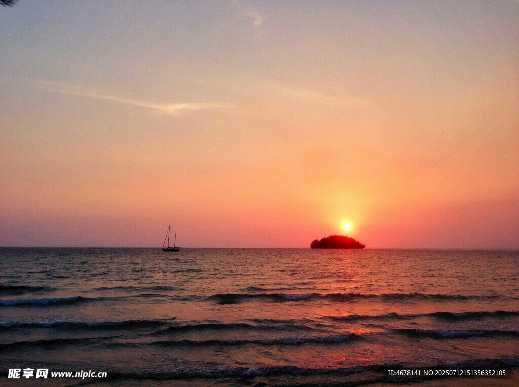 海上日落美景