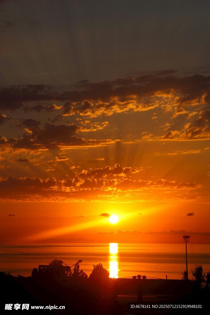 壮丽夕阳美景