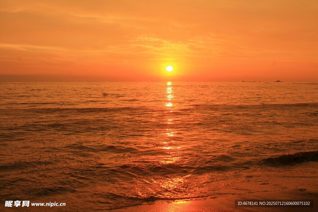 海上日落美景