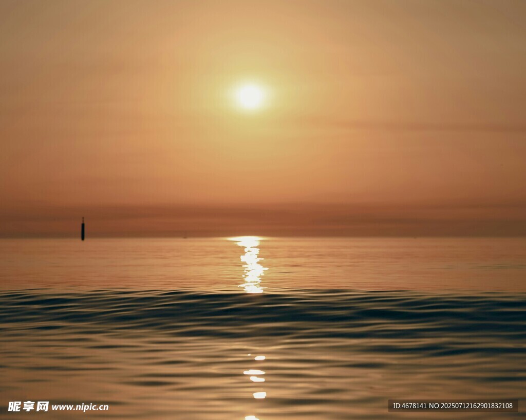 海上落日美景