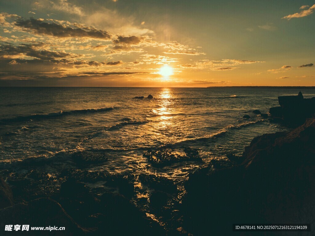海边日落美景