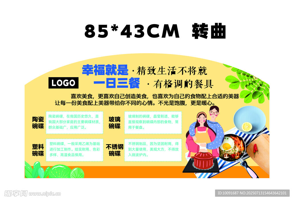 餐具功能牌  餐具异形牌