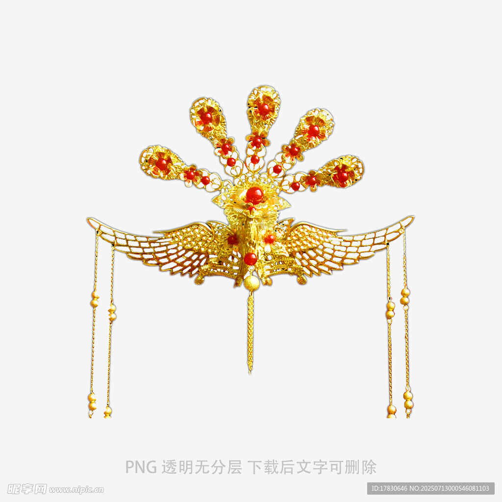 华丽古典凤冠头饰