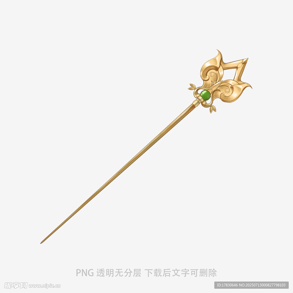 金色花朵发簪