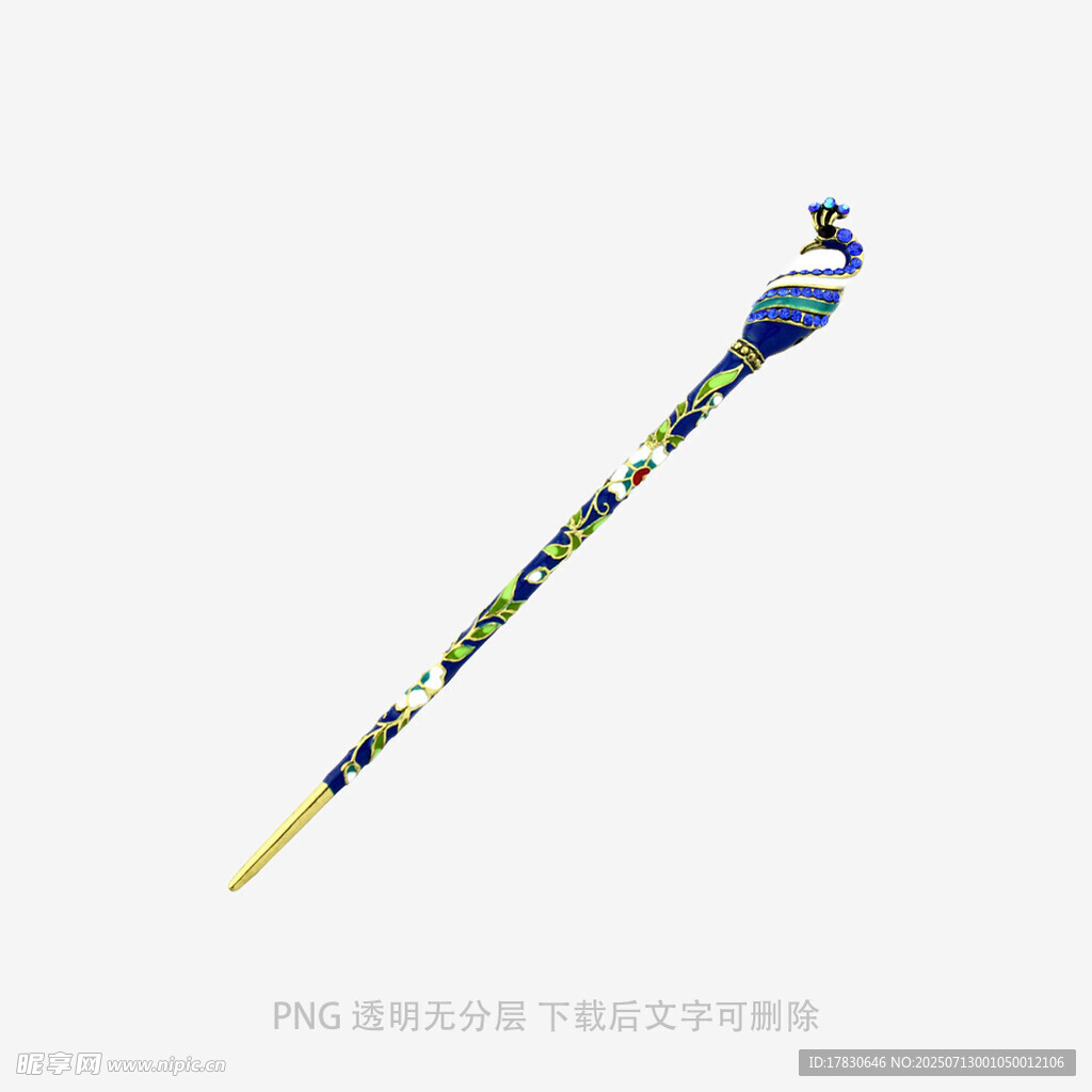 多彩装饰长杆