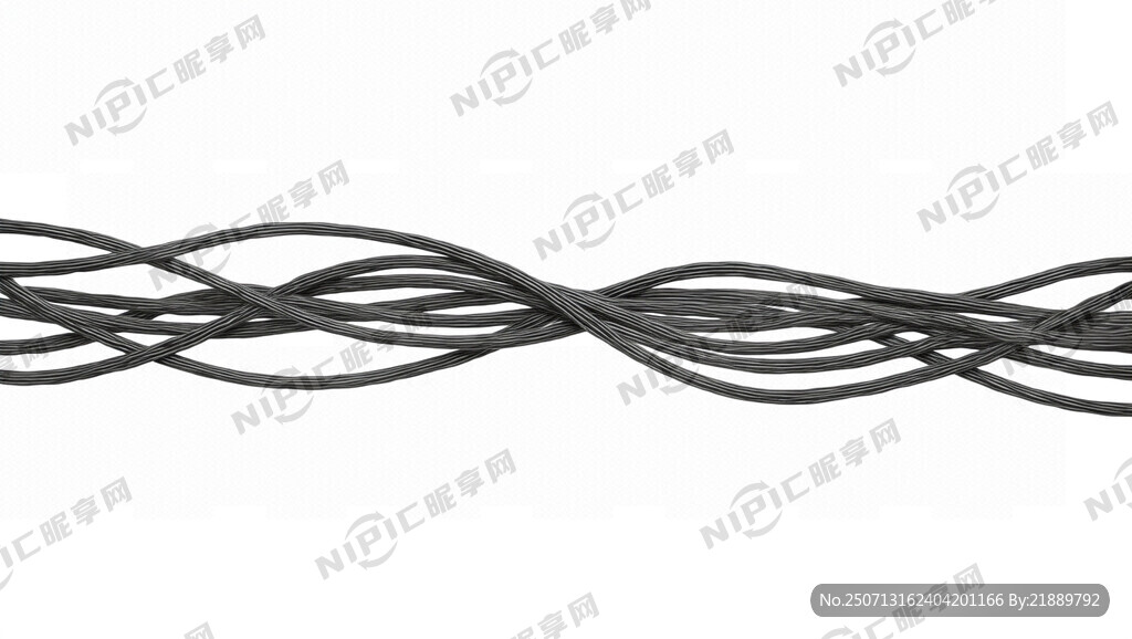 7、8根 交织错乱的线条