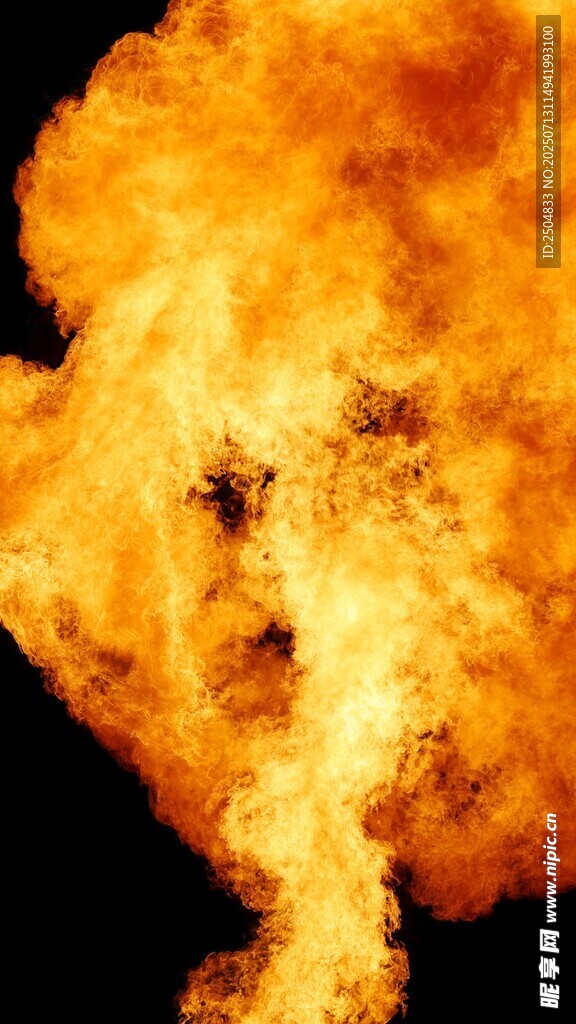 熊熊烈火燃烧画面