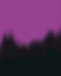 紫色天际下的山峦剪影
