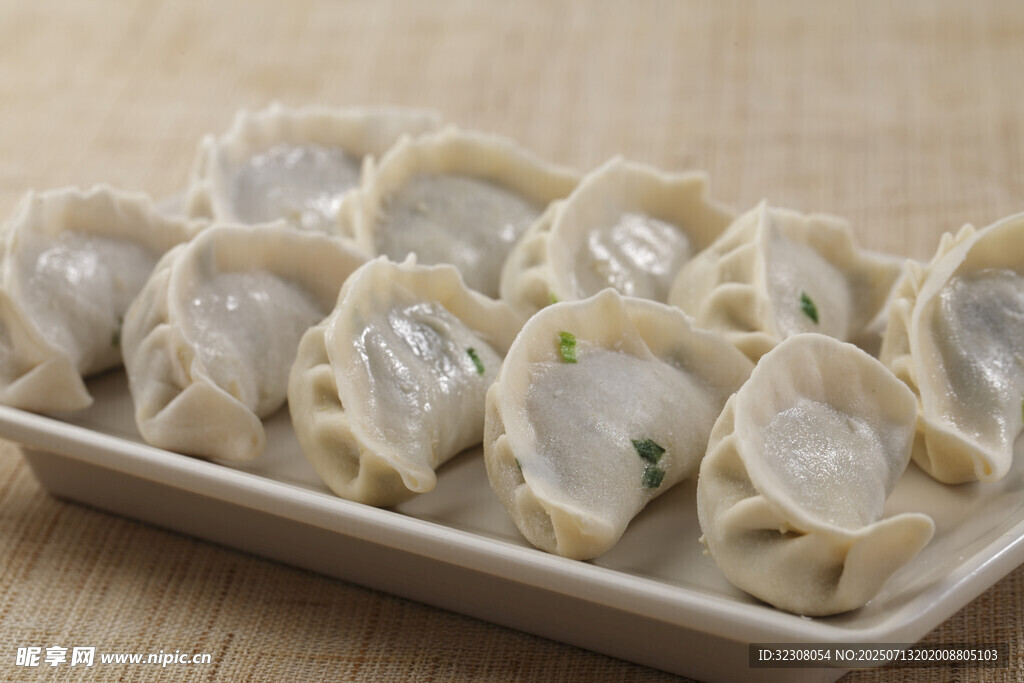 一盘美味饺子