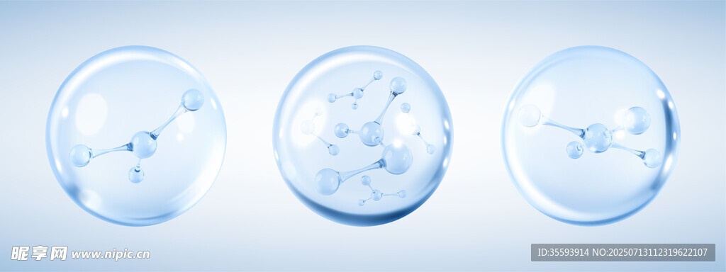 水分子气泡背景