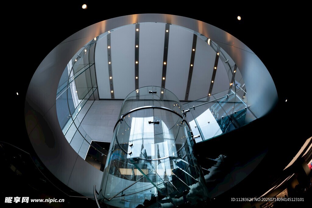 现代建筑内部独特空间景观
