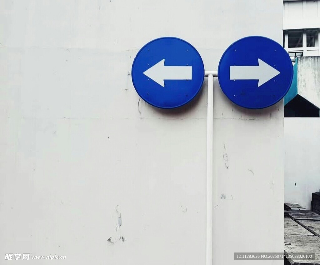 左右方向指示路标