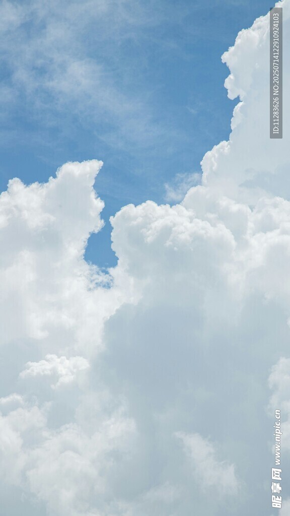 蓝天白云美景