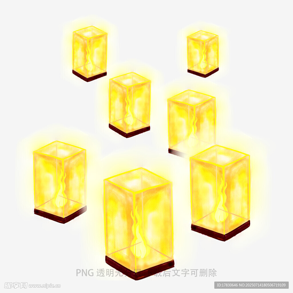 发光立方体摆件