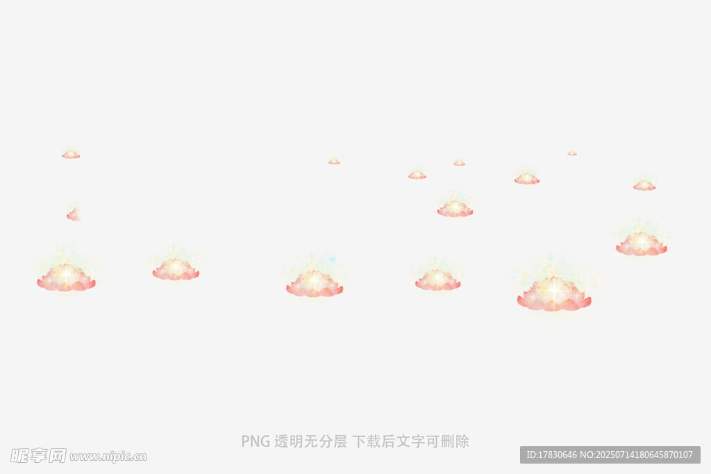 漂浮的梦幻云朵图案