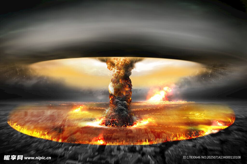 火山爆发震撼场景