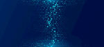 蓝色粒子流动背景图