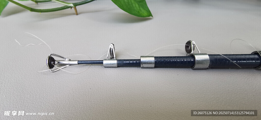 精致钓鱼竿展示