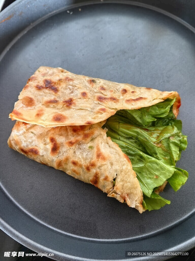 美味生菜煎饼