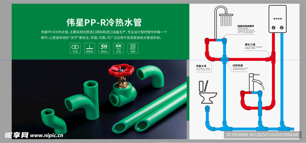 冷热水管