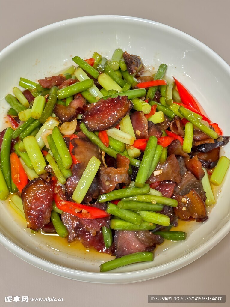青椒炒腊肠