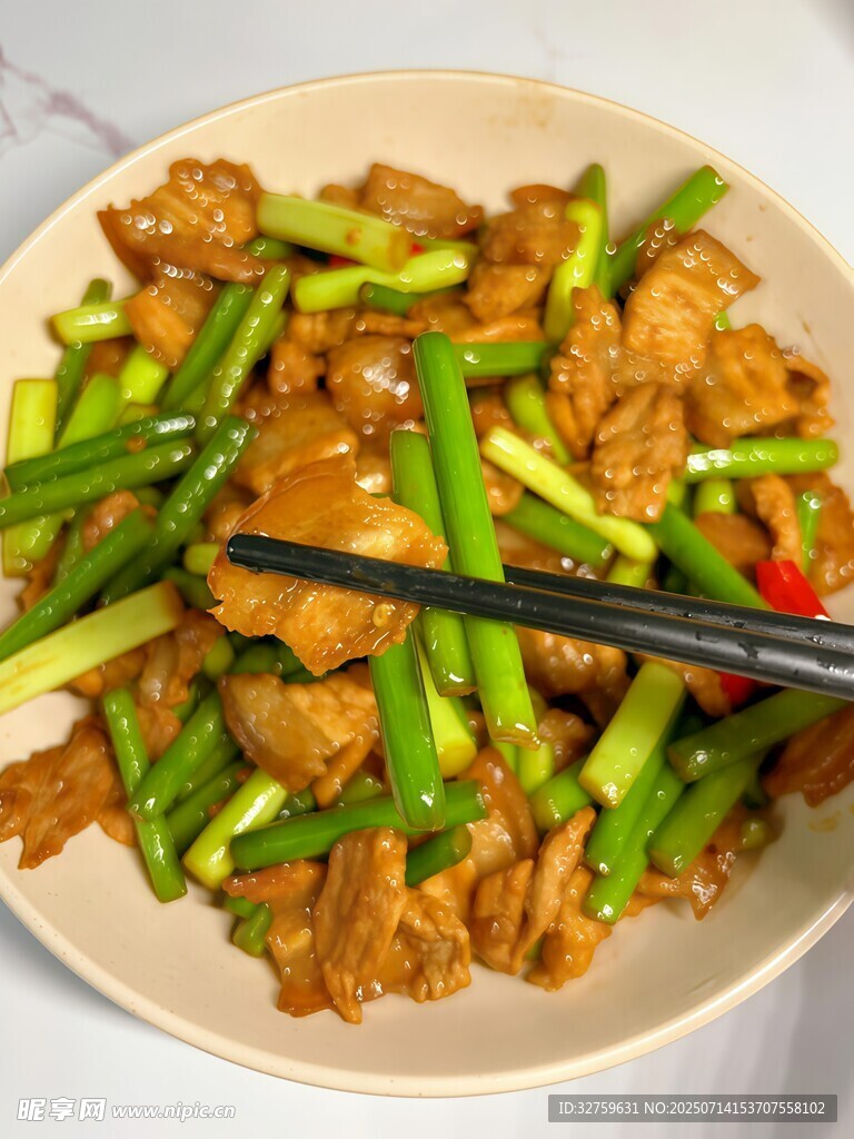青椒炒肉片